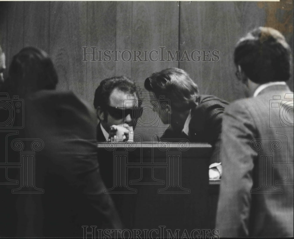 1979, People inside of Courtroom with Witness on Stand - abna34116 - Historic Images