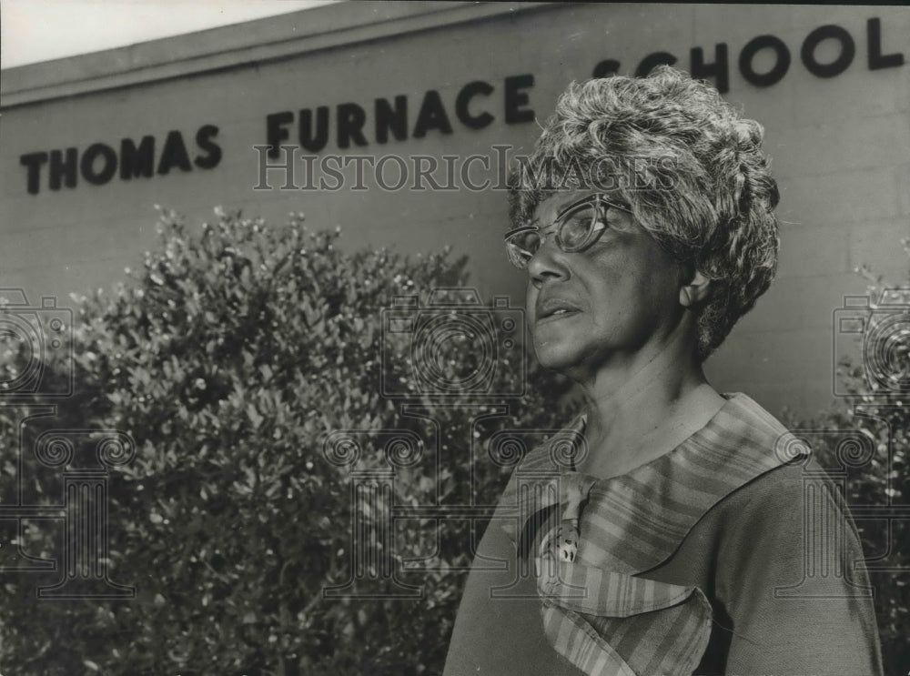 1972 Press Photo Mrs. Carrie Jackson of Jackson School of Hope, Thomas Furnace - Historic Images