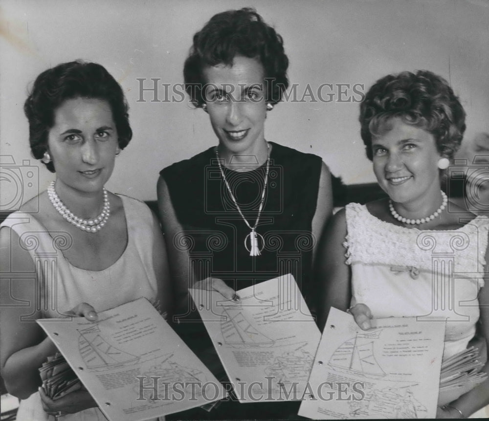 1981 Mrs. John Jacobson, Civic Leader with Mrs. Ernest Pappas, Other - Historic Images