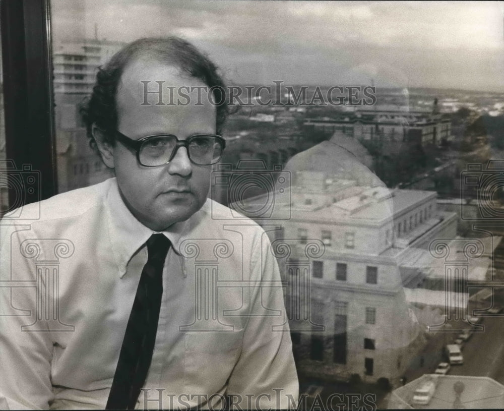 1982, Don Long, Junior of Birmingham Library Board, Alabama - Historic Images