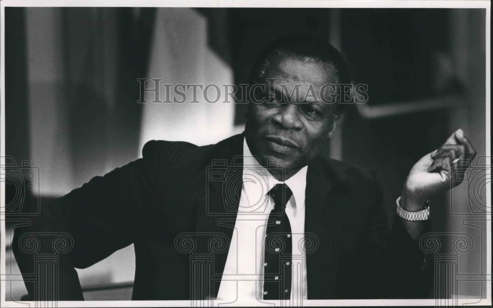 1987, School Board Meeting, Doctor Louis Dale, Board of Education - Historic Images