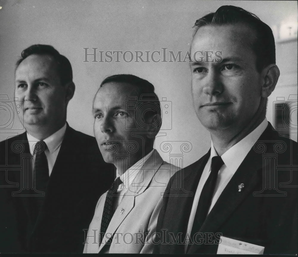 1964 Press Photo Sertoma Club Members at leadership conference, Carl Burmeister - Historic Images