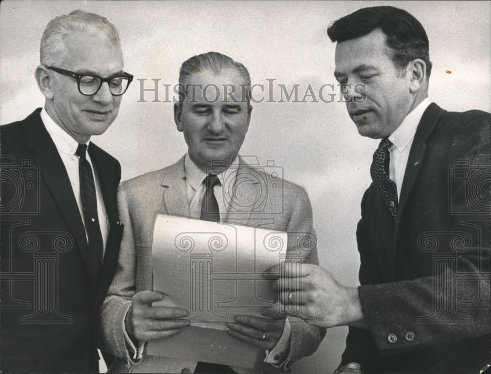 1966, Jack Walters, Jim Burke, Doctor Lewis Chase, Opera Committee - Historic Images