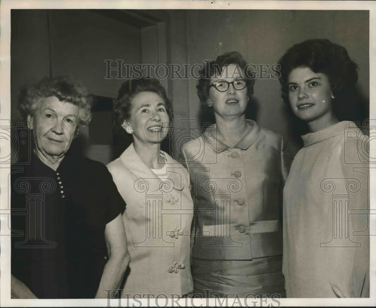 1967, Art Scholarship Winner Barbara Gaddin with Amateur Writers - Historic Images