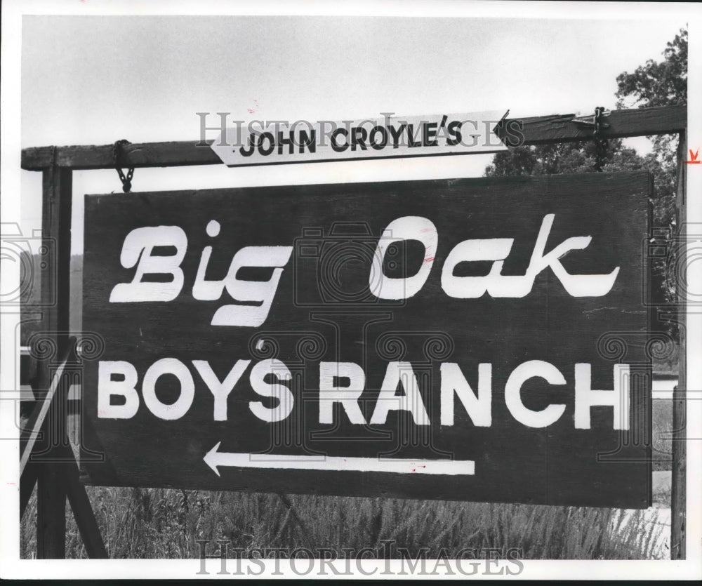 1978, John Croyle's Big Oak Boys Ranch Sign - abna34286 - Historic Images