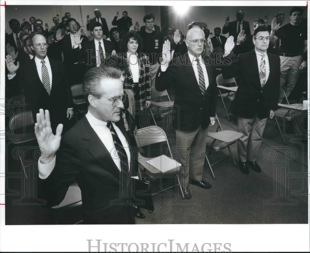 Special Agent in charge Allen P. Whitaker of Birmingham FBI, Others - Historic Images