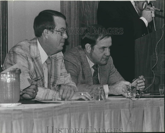 1979, Alabama Governor Fob James with Raymond Gaisson - abna34320 - Historic Images