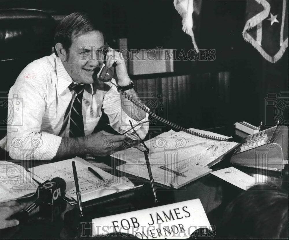 1979, Alabama Governor Fob James On The Job - abna34344 - Historic Images