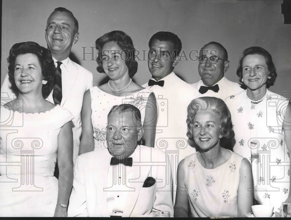 1965 Press Photo Birmingham Country Club Les Trentes Social Club Dance, Dinner - Historic Images