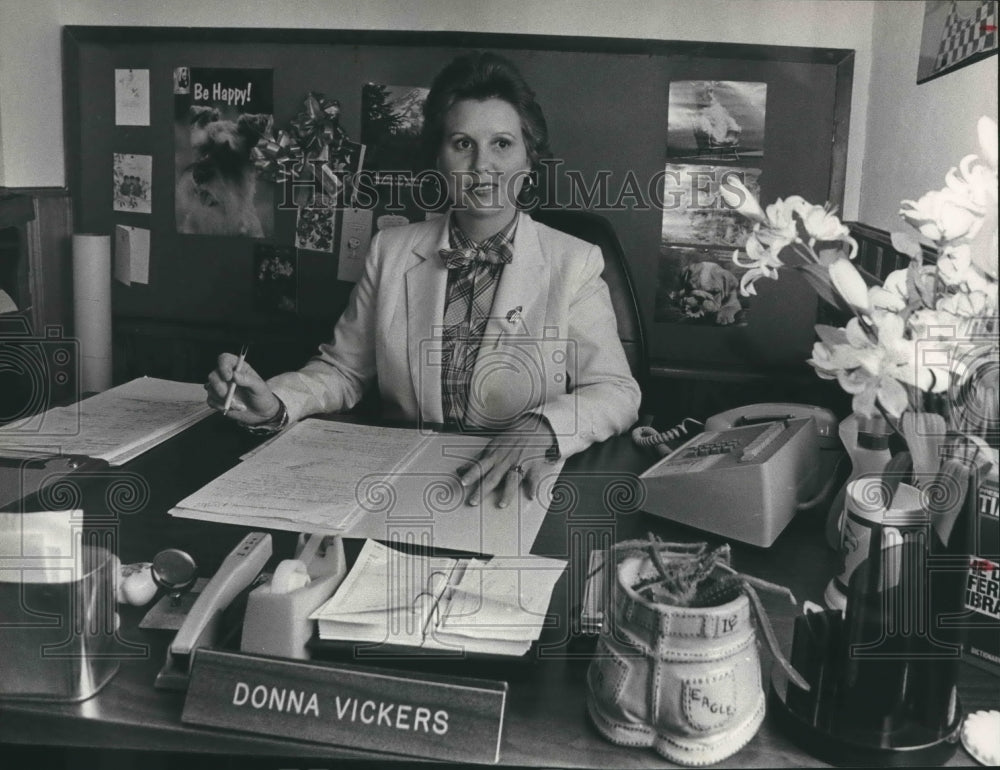 1983 Donna Vickers, Probation Officer of the Year, Alabama - Historic Images