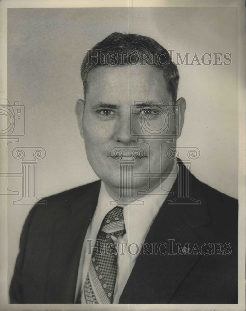 1971 Press Photo Jefferson County, Alabama Teachers Union President Frank Ingram - Historic Images