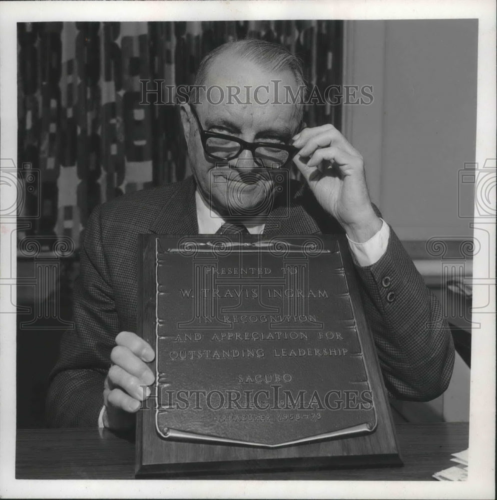 1973, Auburn University Business Manager W.T. Ingram Honored, Alabama - Historic Images