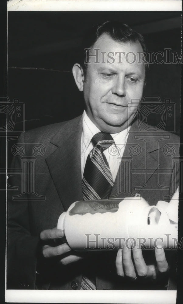 1974 Press Photo Doctor William Lucas, Marshall Space Flight Center - abna34480 - Historic Images