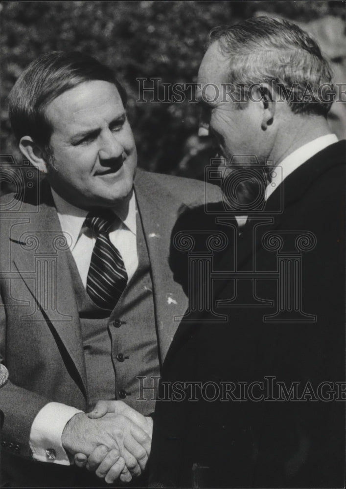 1979, Governors John Patterson and Fob James at Inauguration - Historic Images