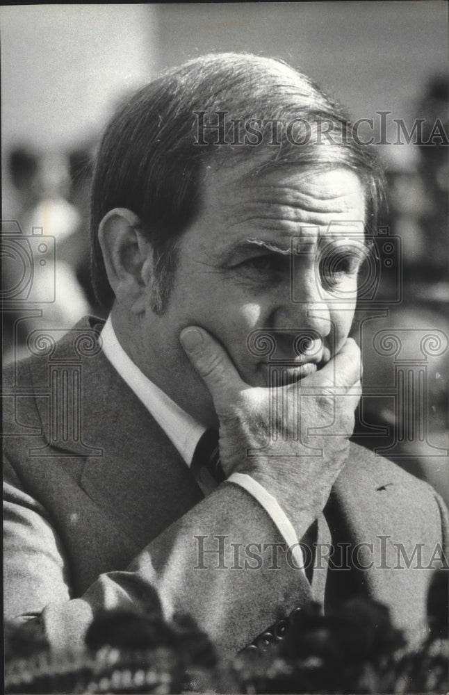 1979, Fob James contemplates duties as Governor of Alabama - Historic Images