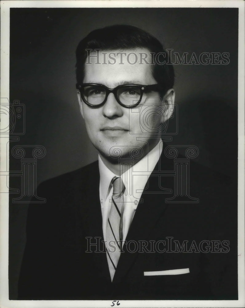 1966 Press Photo Joe Volker, political candidate, Alabama - abna34538 - Historic Images