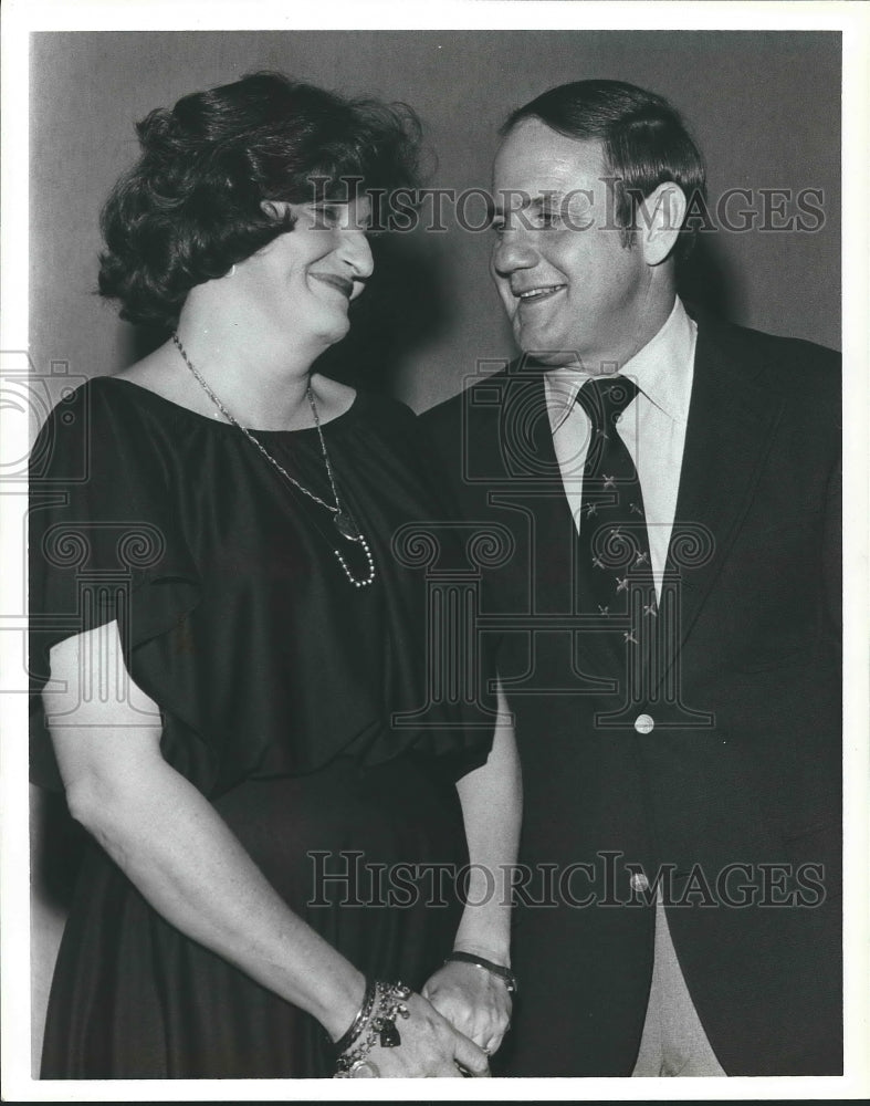 1979, Alabama Governor Fob James with Woman - abna34606 - Historic Images