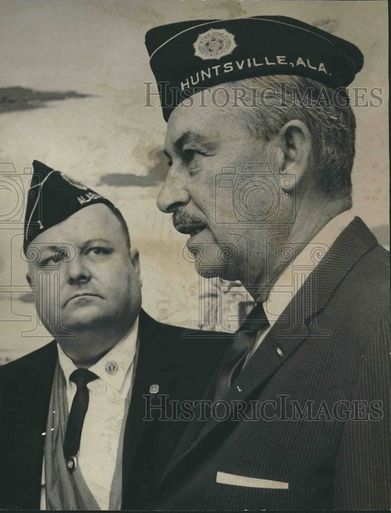 1965, Major General J. B. Medaris, Gorgas Commander Raymond J. Isley - Historic Images