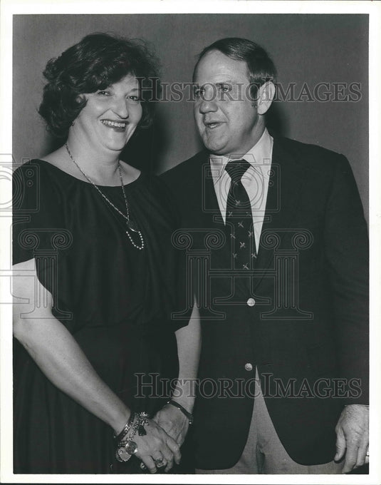 1979 Alabama Governor Fob James Inauguration with Woman - Historic Images