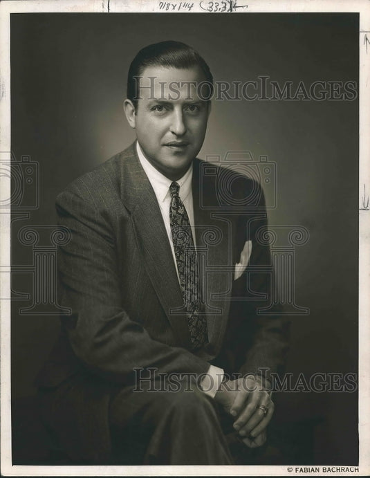1955, Charles W. Ireland, President of Birmingham Slag Company - Historic Images