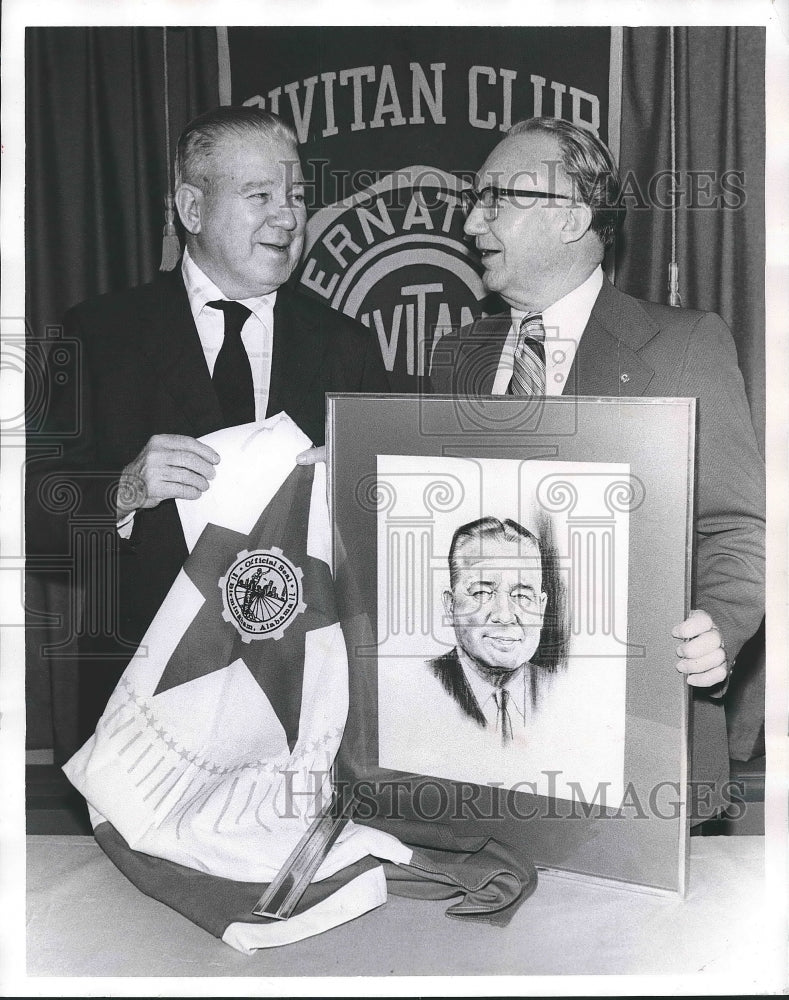 1975, W. Cooper Green, Jefferson County Commissioner with Broyles - Historic Images