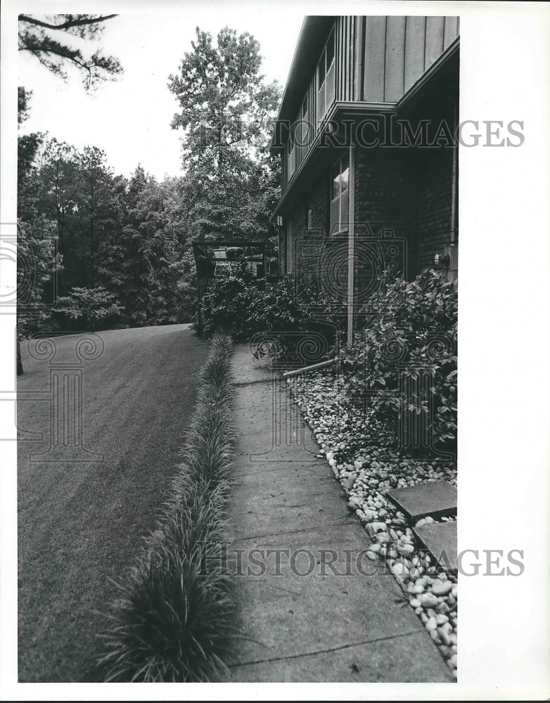 1980, Hueytown, Alabama Sidewalk behind Home - abna34638 - Historic Images