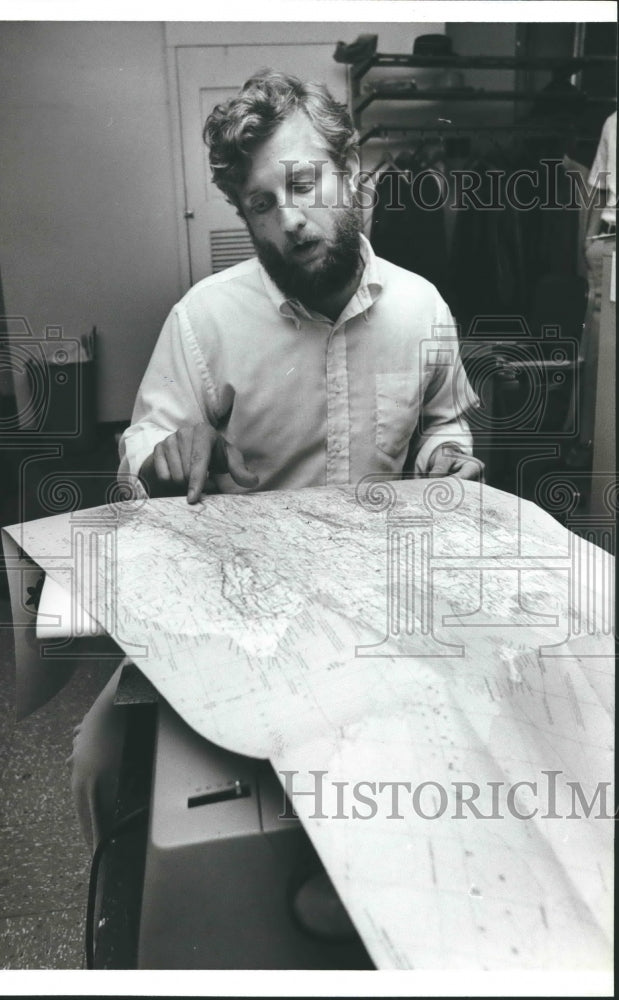 1980, J. Gilbert Johnston, plans to write book on Environment - Historic Images