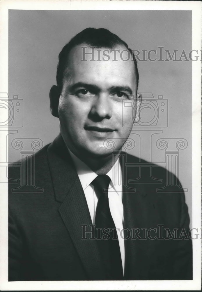 1970 E. Dan Hartley, Birmingham Trust National Bank Executive - Historic Images