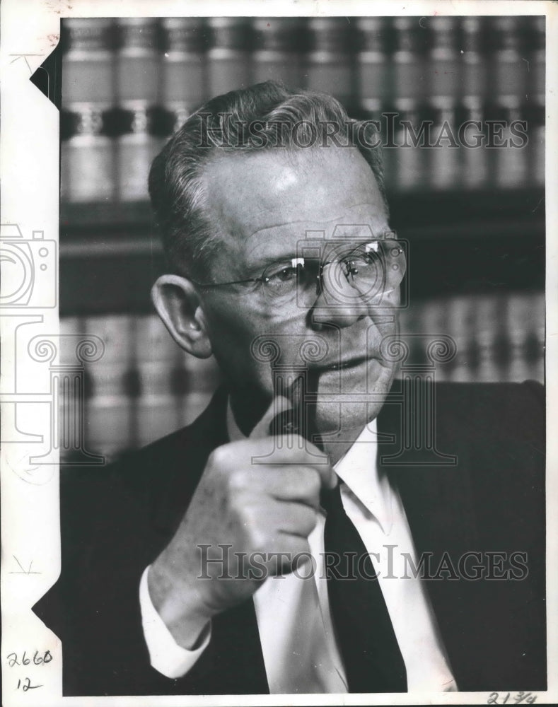 1964 Press Photo M. L. Harrison, University of Alabama Law - abna34807 - Historic Images