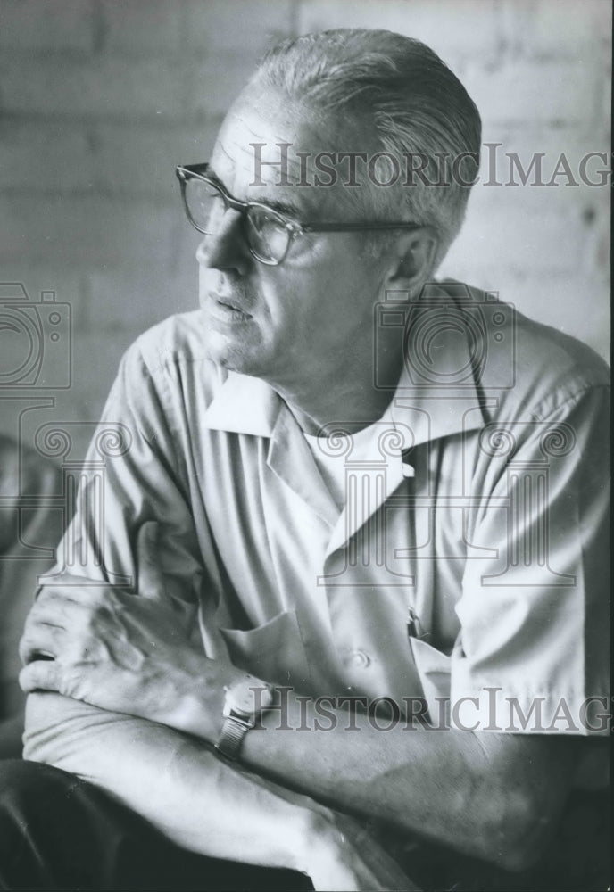 1963 Press Photo Major General Alfred C. Harrison, Alabama Adjutant General - Historic Images