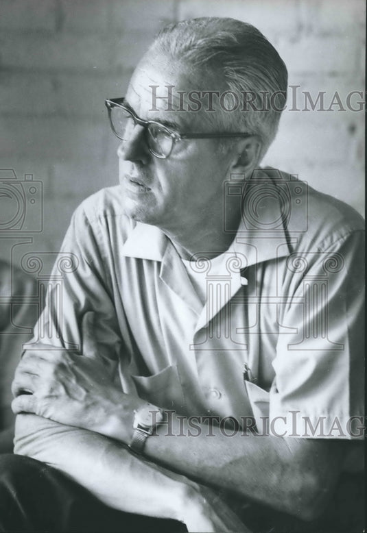 1963 Press Photo Major General Alfred C. Harrison, Alabama Adjutant General - Historic Images