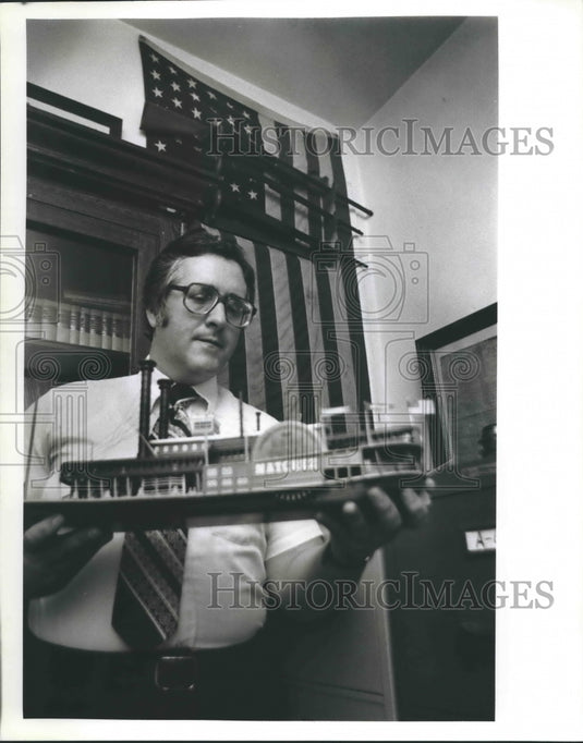 1978, Doctor Stuart Harris, History Professor at Marion Institution - Historic Images