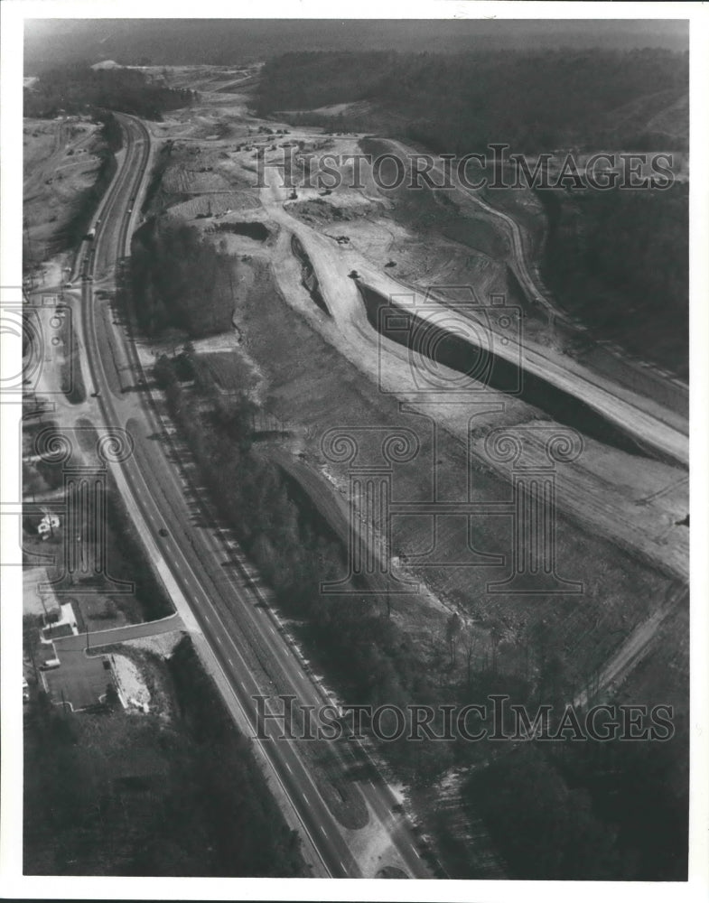 1981, Interstate 459 at Irondale, Alabama, Highways, Aerial View - Historic Images