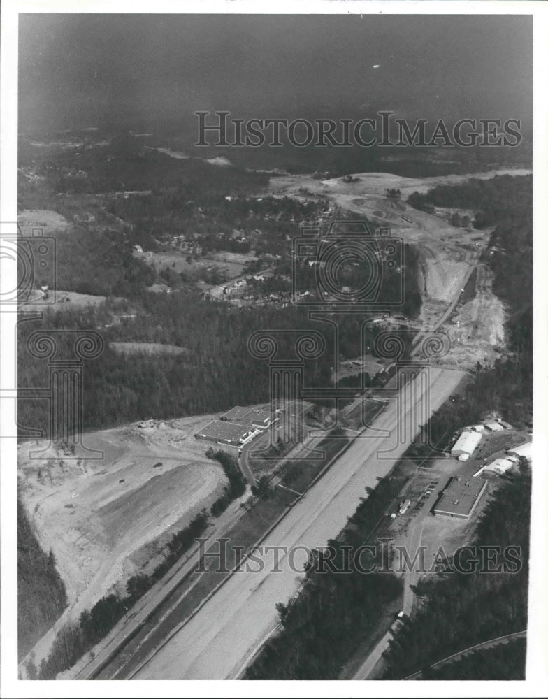 1981 Interstate 20 to Interstate 459 looking east in Irondale - Historic Images