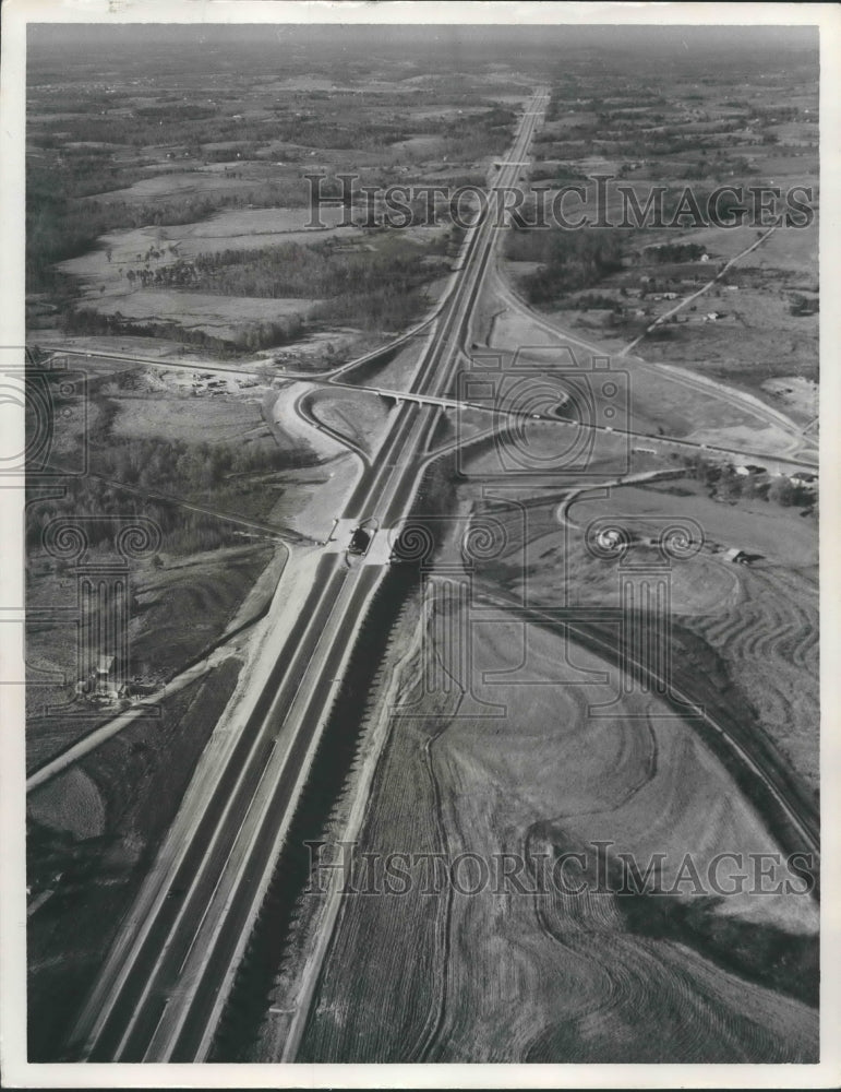 1965, Alabama Highways, Interchange 65, Aerial View - abna34860 - Historic Images