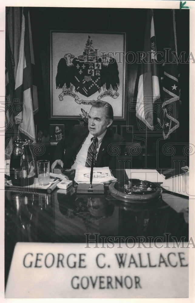 1984, Alabama Governor George Wallace in Office - abna34928 - Historic Images