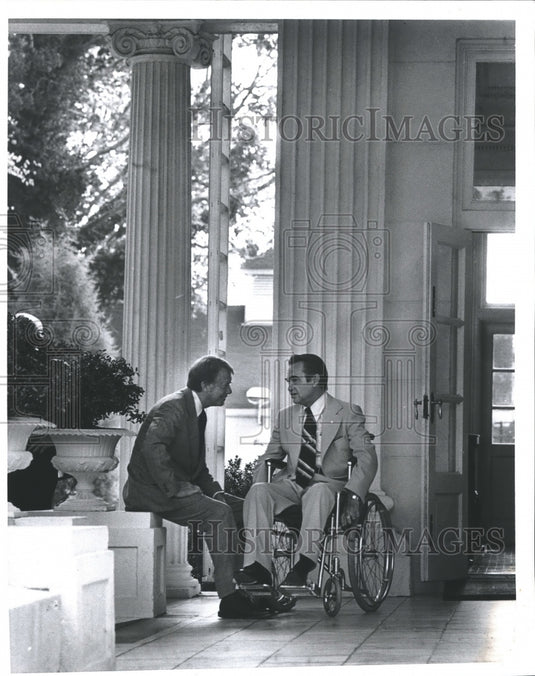 Press Photo George Wallace and Jimmy Carter - abna34935 - Historic Images