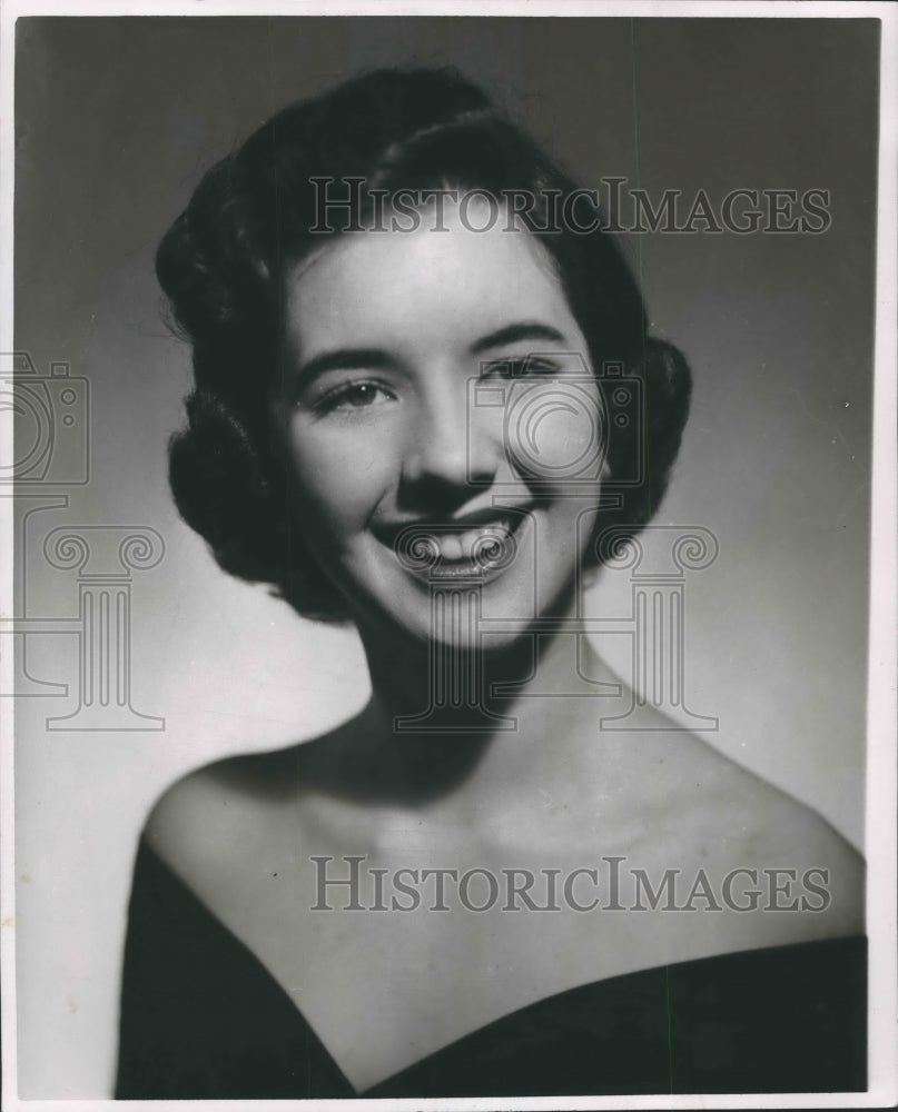 1956 Press Photo Cilia Martin, Marshall County High School Candidate - abna34987 - Historic Images