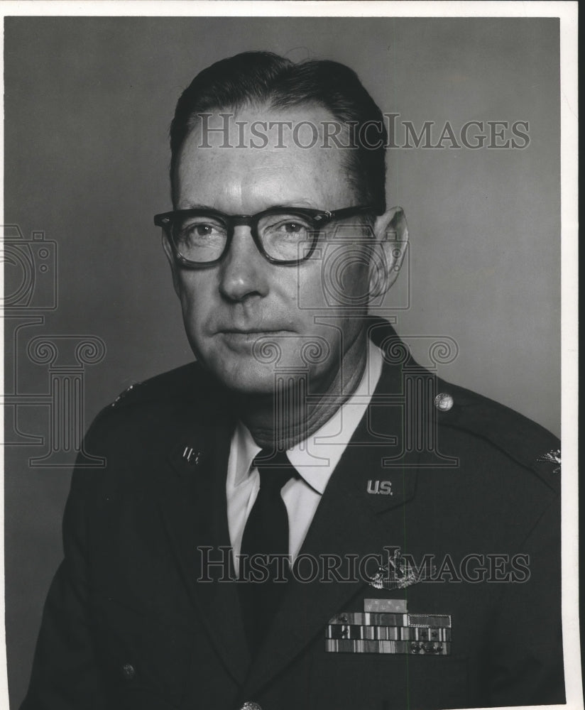 1969 Press Photo Colonel William Lawley, Maxwell Air Force Base - abna34993 - Historic Images