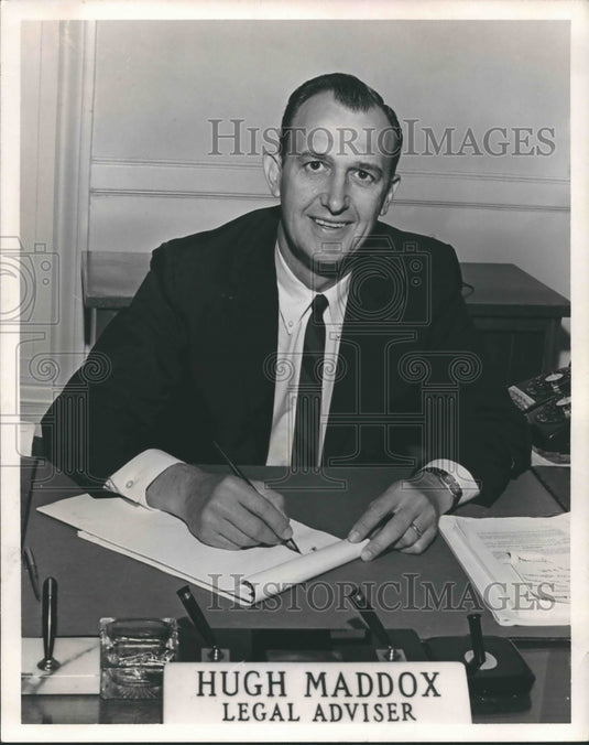 1968, Hugh Maddox, Legal Adviser to Governor Brewer - abna35002 - Historic Images