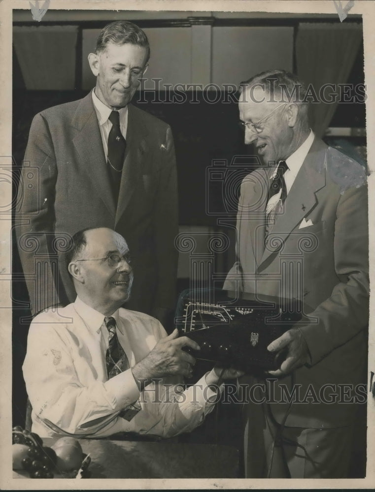 1949 Press Photo John Blackwell, YMCA with Others - abna35017 - Historic Images