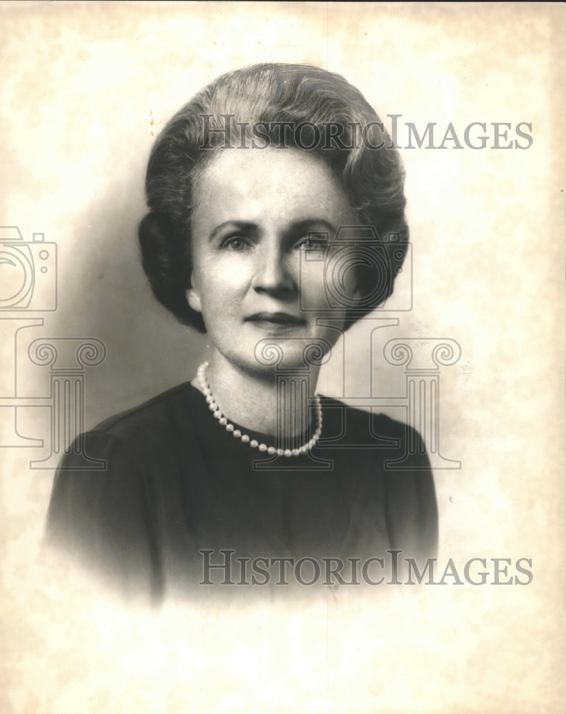 1964 Press Photo Mrs. William C. McDonald, Greater Birmingham Foundation - Historic Images