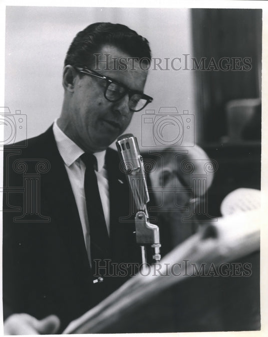 1965 Press Photo Alabama Senator Jimmy McDow of Shelby County - abna35026 - Historic Images