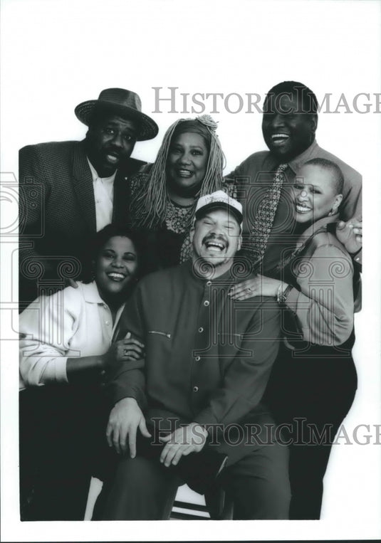 1998, Radio Personalities on "The Tom Joyner Morning Show" - Historic Images