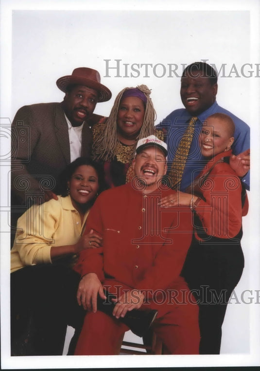 1998, Radio personalities on "The Tom Joyner Morning Show" - Historic Images