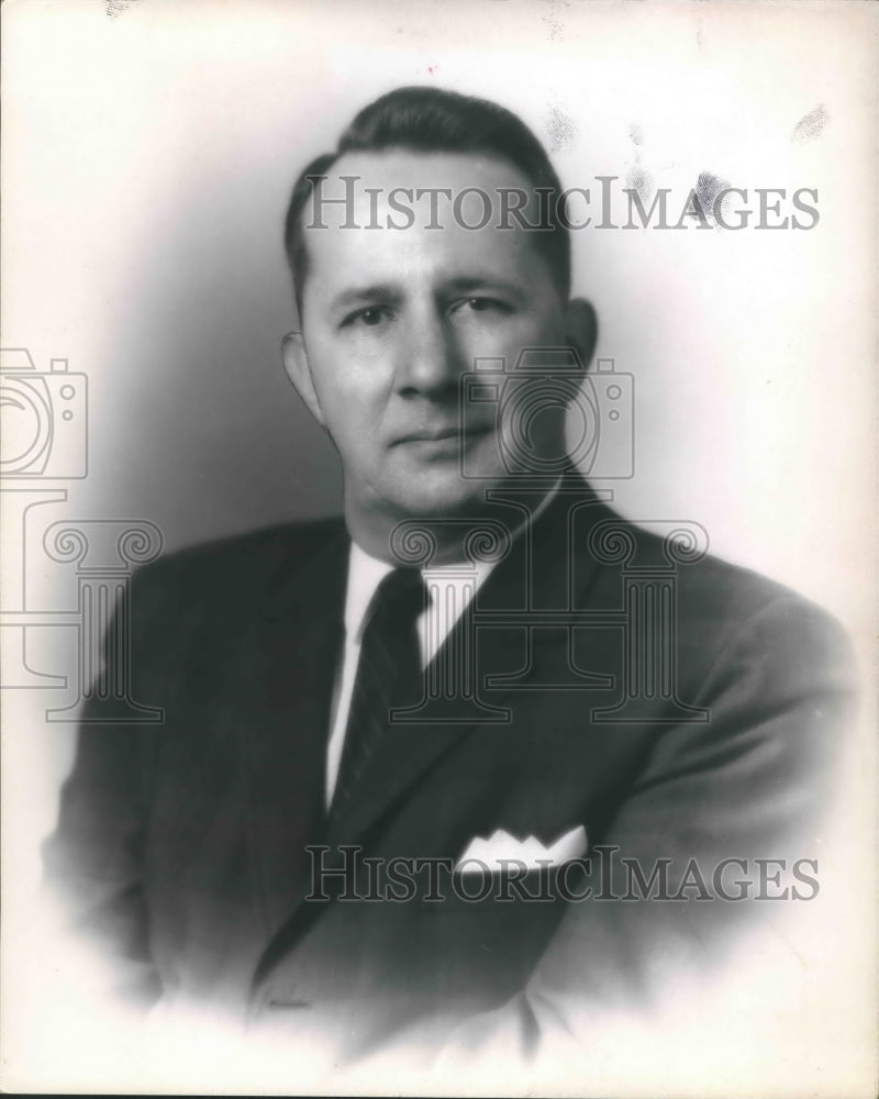 1965 Press Photo John (Jack) I. Joyner, President, Decatur Iron & Steel, Alabama - Historic Images