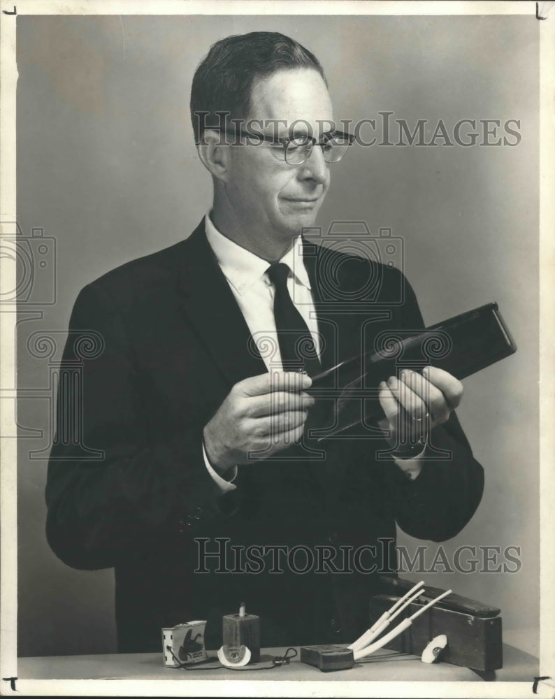 1960 Press Photo Mortimer Jordan, president of Birmingham Chamber of Commerce - Historic Images