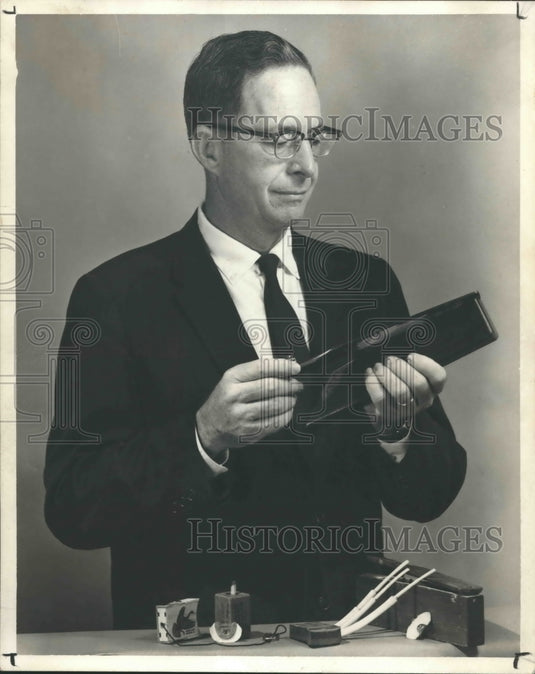 1960 Press Photo Mortimer Jordan, president of Birmingham Chamber of Commerce - Historic Images