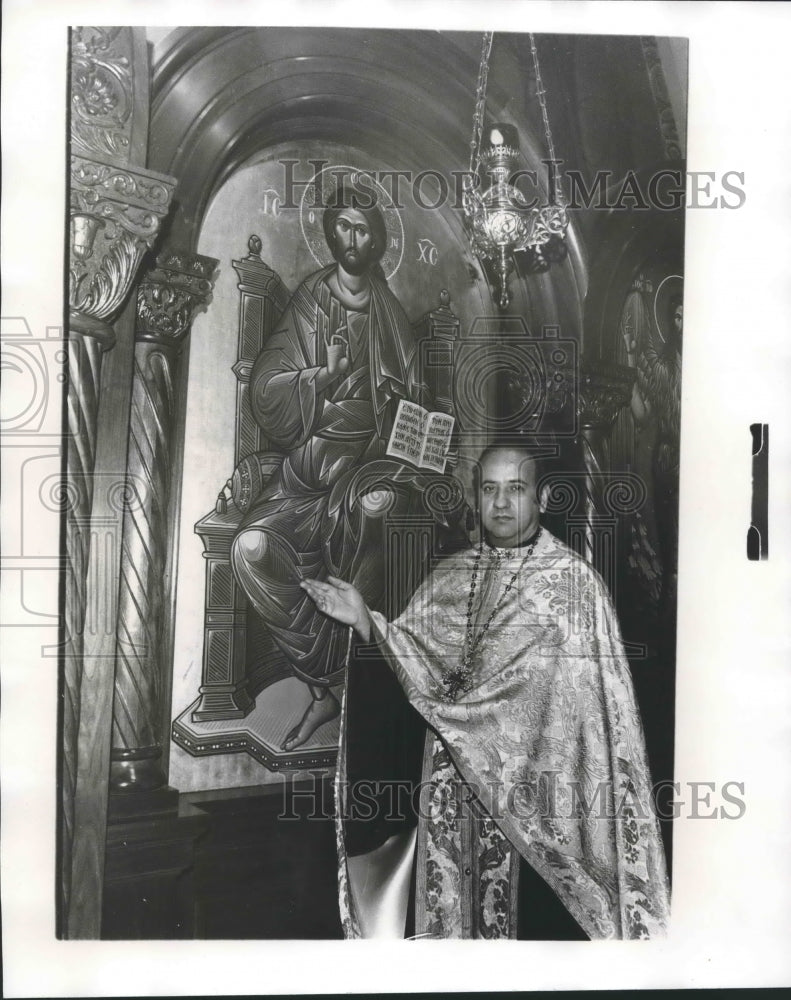 1976, Reverend Elias Kalariotes, Clergyman - abna35114 - Historic Images