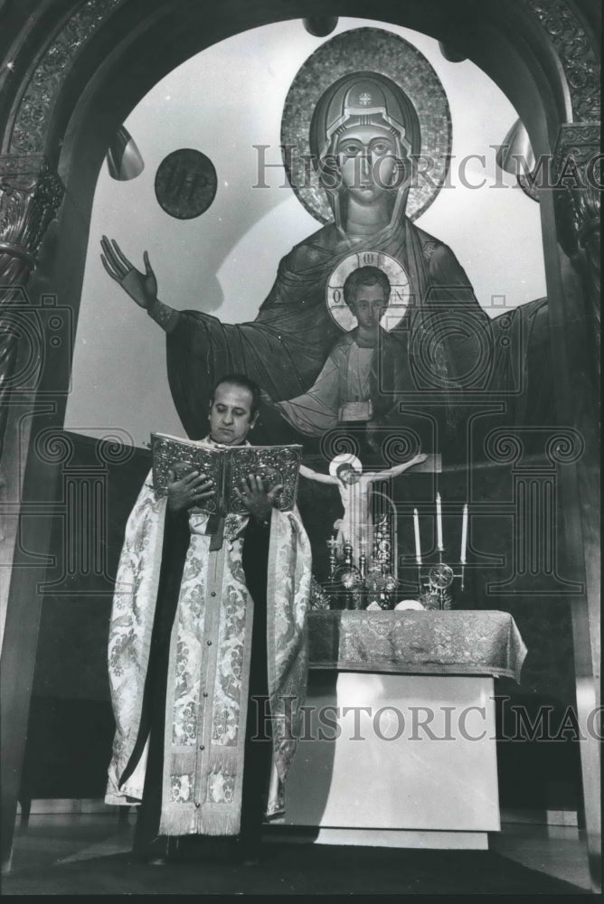 1976, Holy Trinity Holy Cross Greek Orthodox Church, Elias Kalariotes - Historic Images